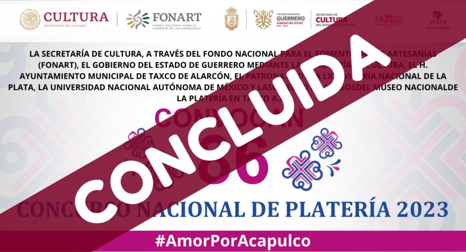 Convocatoria al 86° Concurso Nacional de Platería 2023 Finalizada