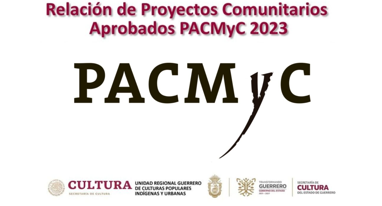 PACMyC 2023 Transformando la Cultura desde la Diversidad y la Comunidad