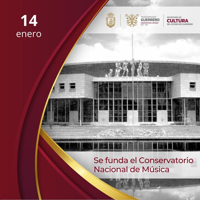 14 de Enero de 1866 se funda el Conservatorio Nacional de Música.