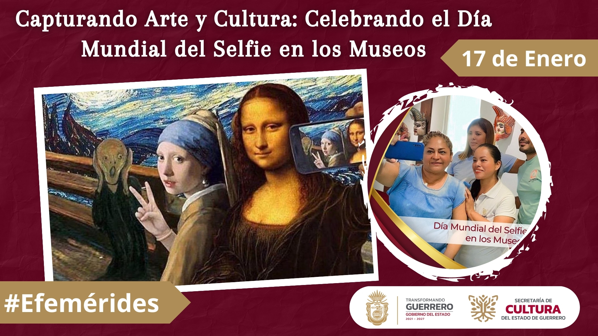 Capturando Arte y Cultura Celebrando el Día Mundial del Selfie en los Museos