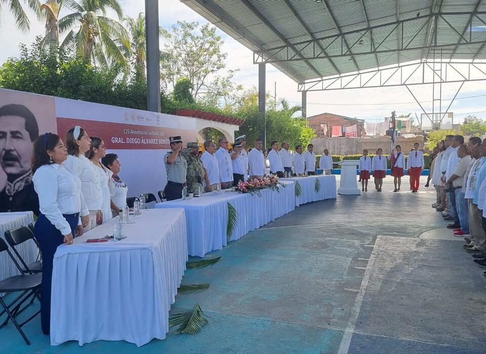 Conmovedora Ceremonia por 124º Aniversario del Gral. Diego Álvarez en Coyuca de Benítez