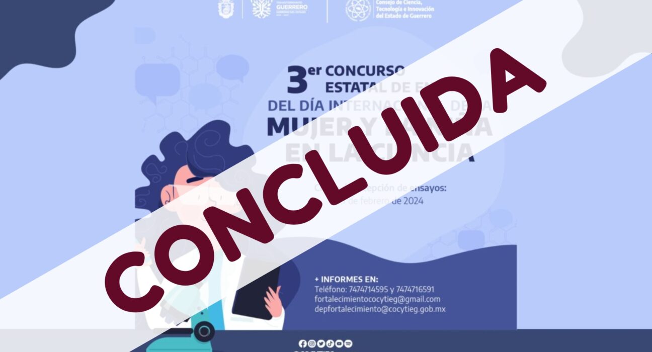 3er. Concurso Estatal de Ensayo del Día Internacional de la Mujer y la Niña en la Ciencia Concluido