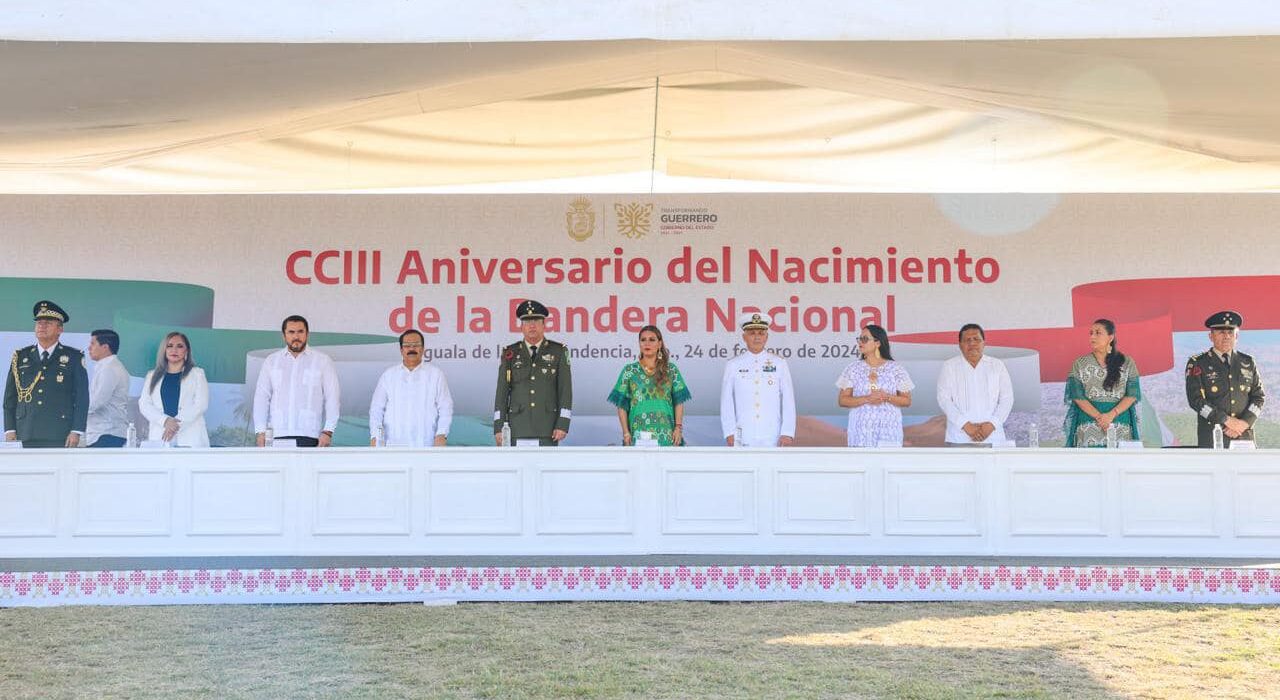 Celebración del CCIII Aniversario del Nacimiento de la Bandera Nacional en Iguala