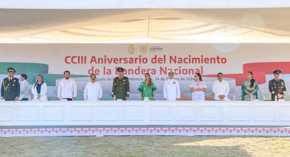 Celebración del CCIII Aniversario del Nacimiento de la Bandera Nacional en Iguala