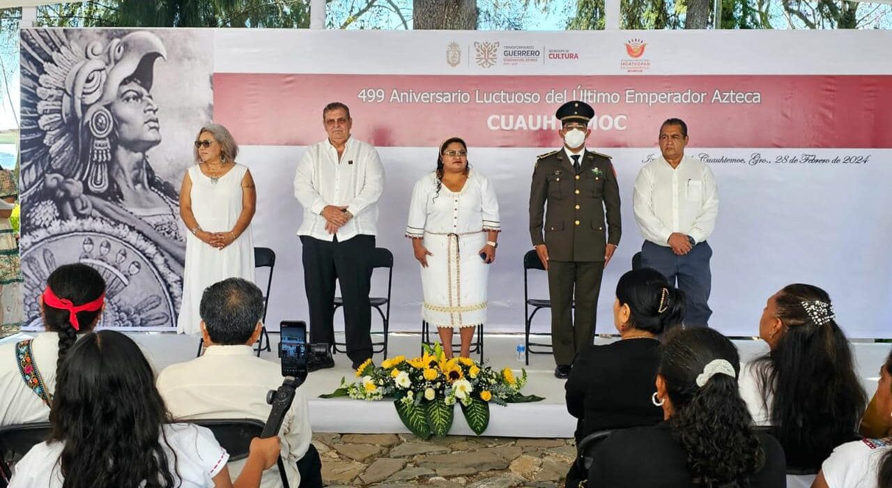 Honrando el Legado de Cuauhtémoc Ceremonia Cívica en Ixcateopan de Cuauhtémoc