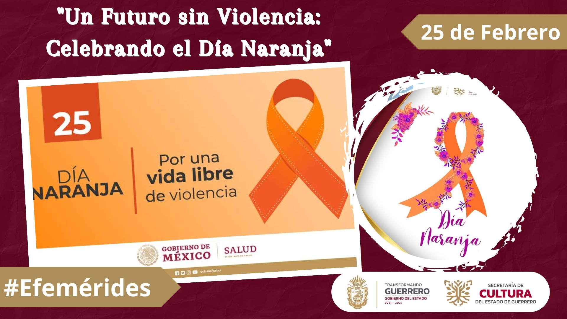 Un Futuro sin Violencia Celebrando el Día Naranja