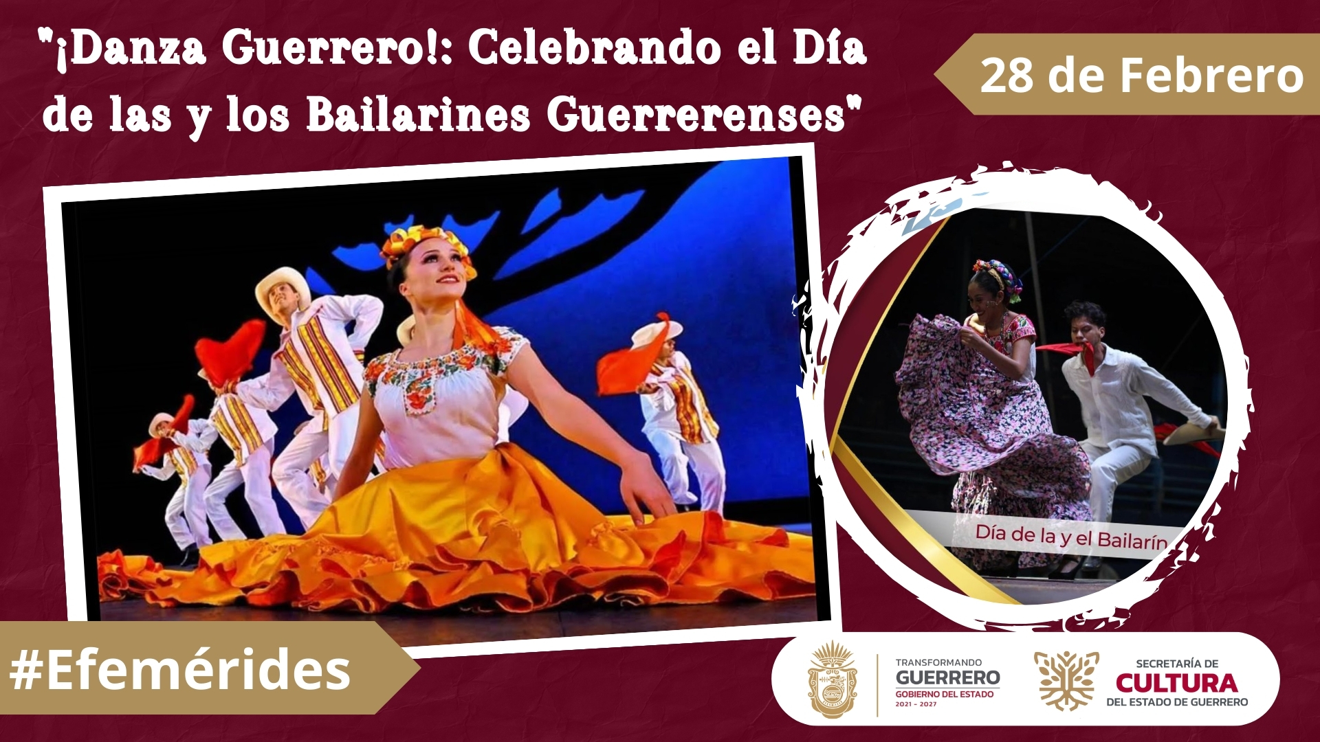 ¡Danza Guerrero! Celebrando el Día de las y los Bailarines Guerrerenses