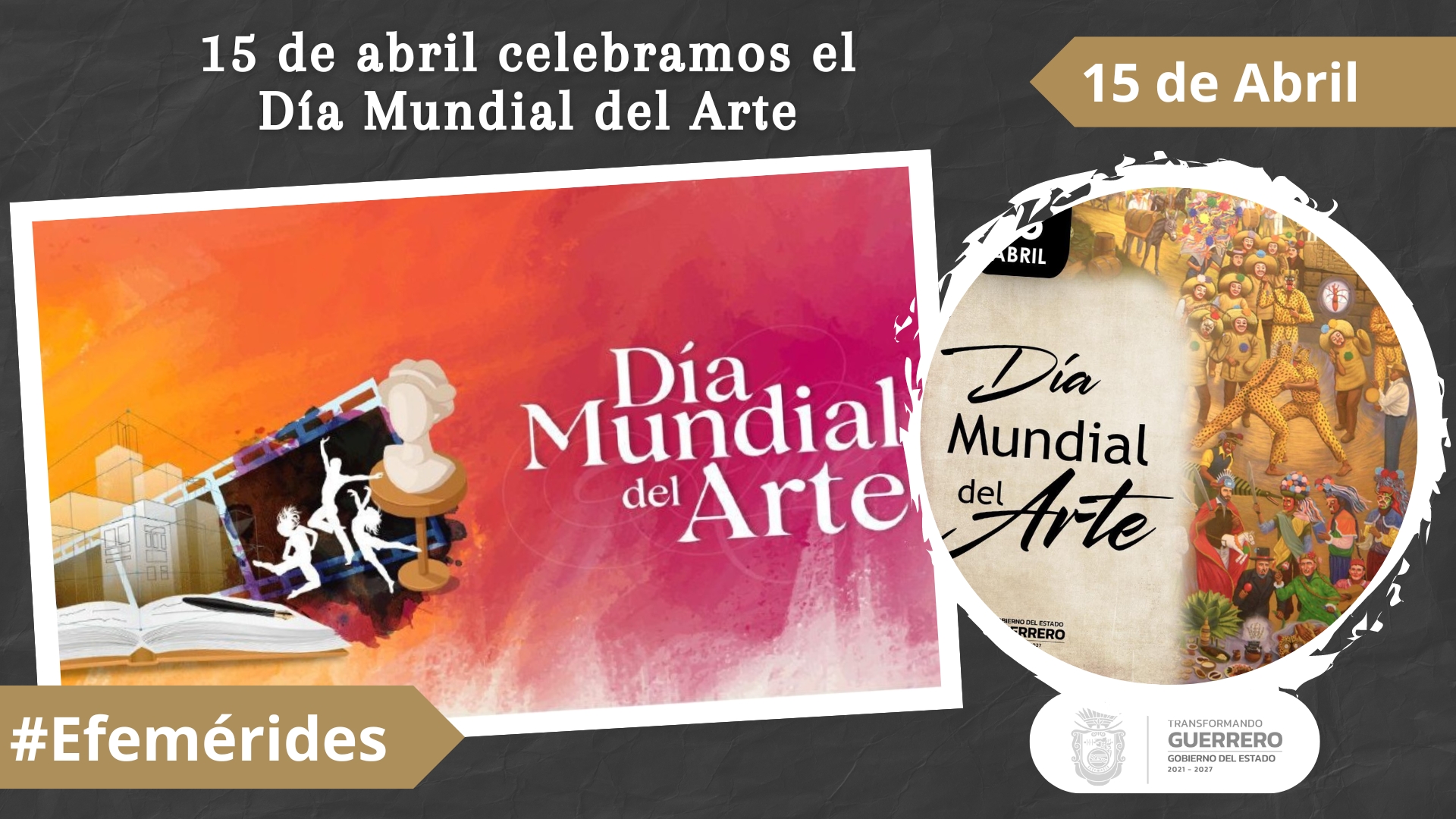 15 de abril celebramos el Día Mundial del Arte