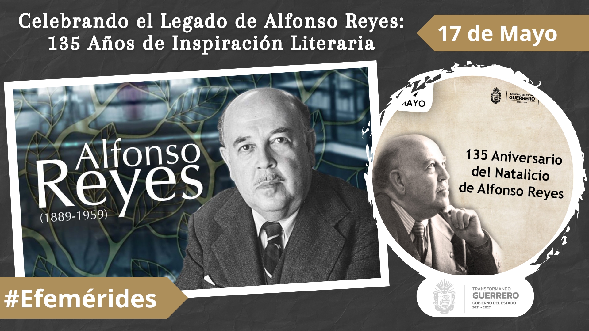 Celebrando el Legado de Alfonso Reyes 135 Años de Inspiración Literaria