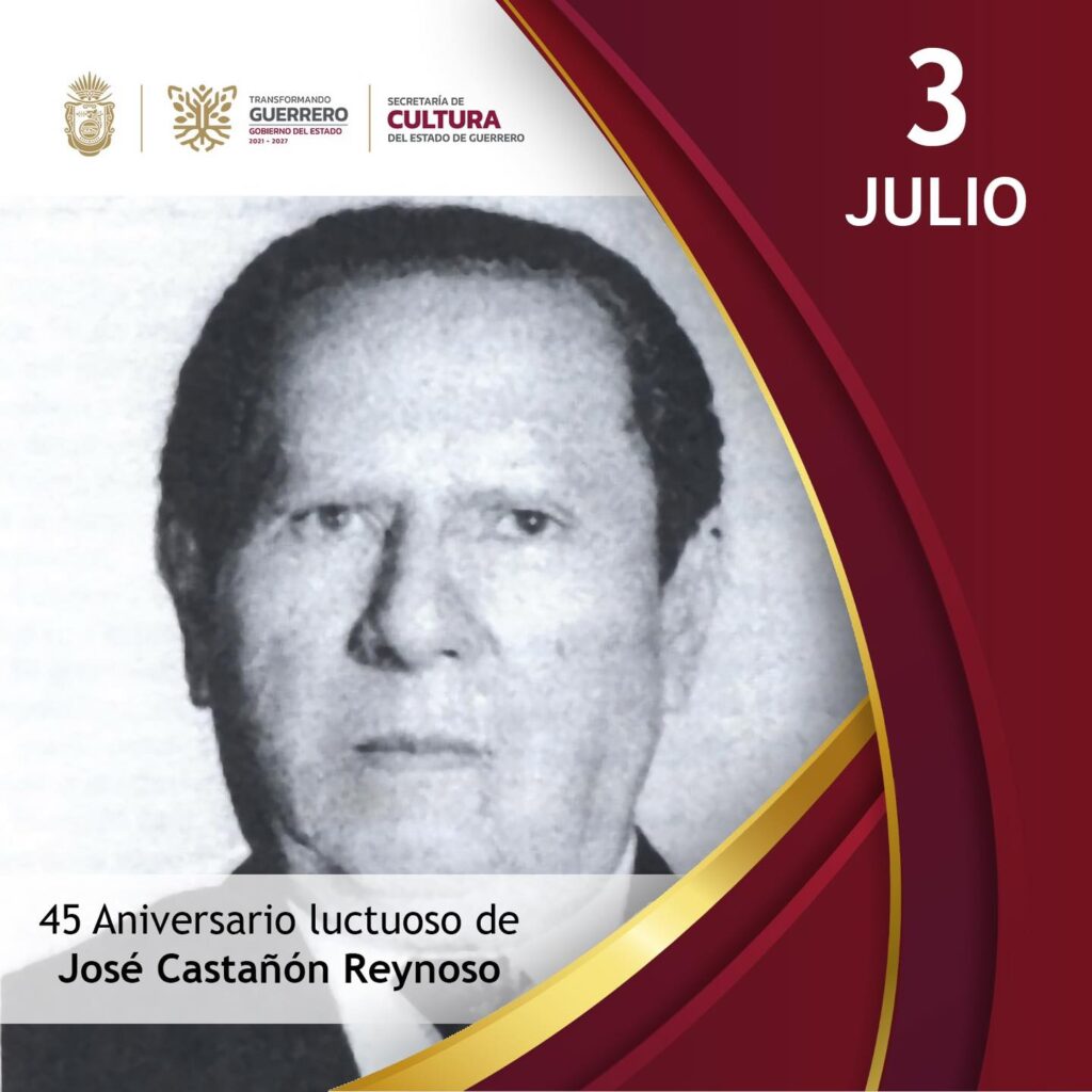 Conmemoración del 45 Aniversario Luctuoso de José Castañón Reynoso