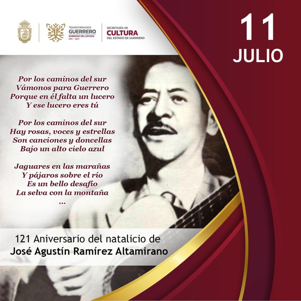 Recordando a José Agustín Ramírez Altamirano en su 121 Aniversario Luctuoso