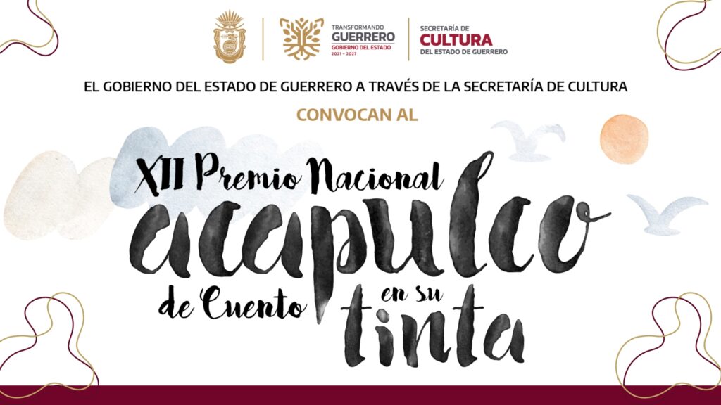 XII Premio Nacional de Cuento Acapulco en Tinta 2024