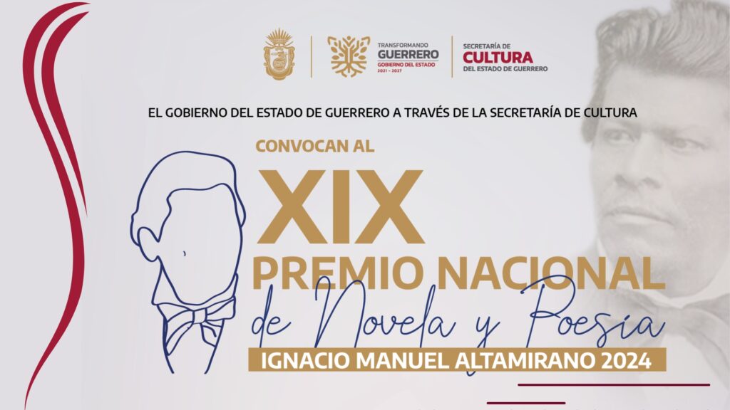 XIX Premio Nacional de Novela y Poesía Ignacio Manuel Altamirano 2024