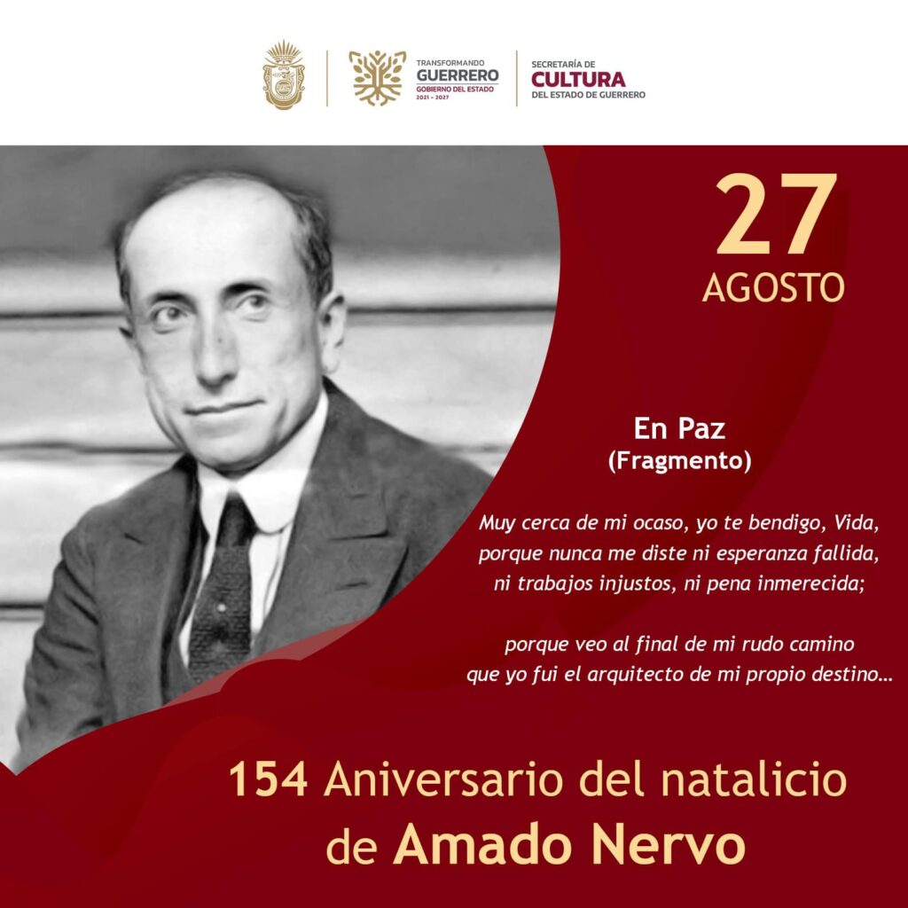 Aniversario del Natalicio de Amado Nervo