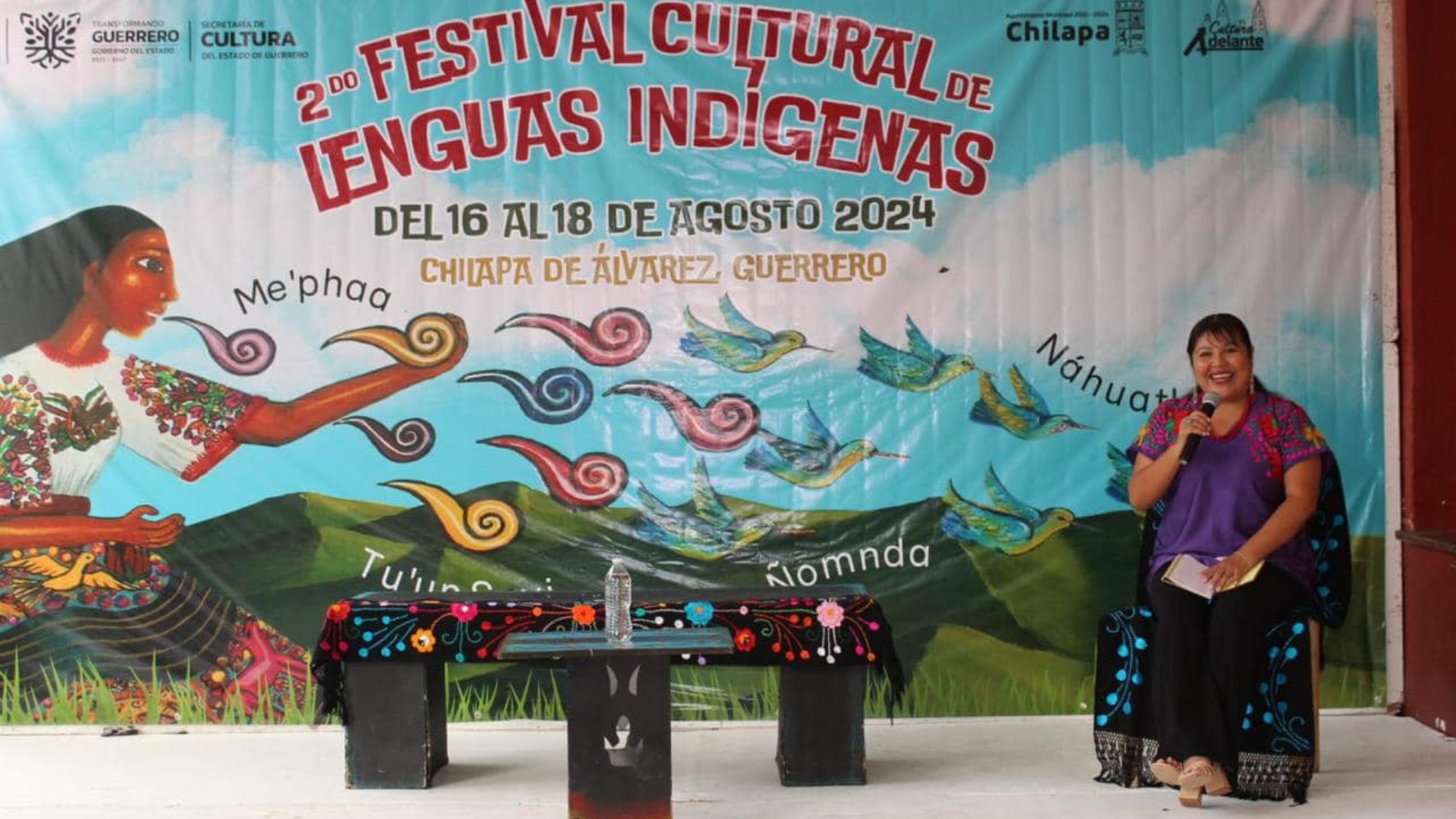 Conversatorio sobre la Preservación del Náhuatl en el 2º Festival Cultural de Lenguas Indígenas