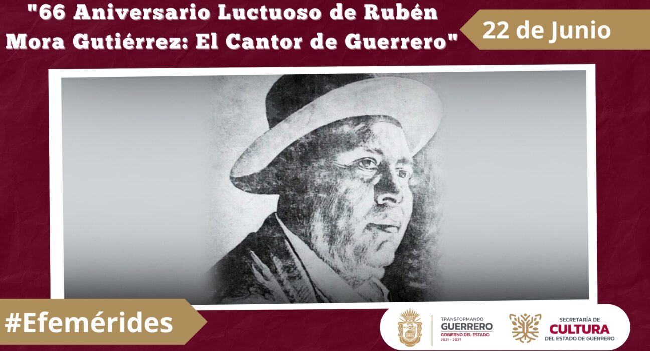 22 de Junio 66 Aniversario Luctuoso de Rubén Mora Gutiérrez El Cantor de Guerrero