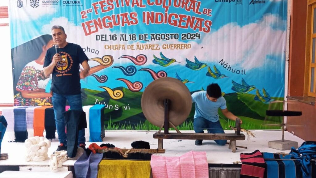 Conversatorio “El rebozo de Chilapa” Resalta la Dignificación de esta Pieza Artesanal en el 2º Festival Cultural de Lenguas Indígenas